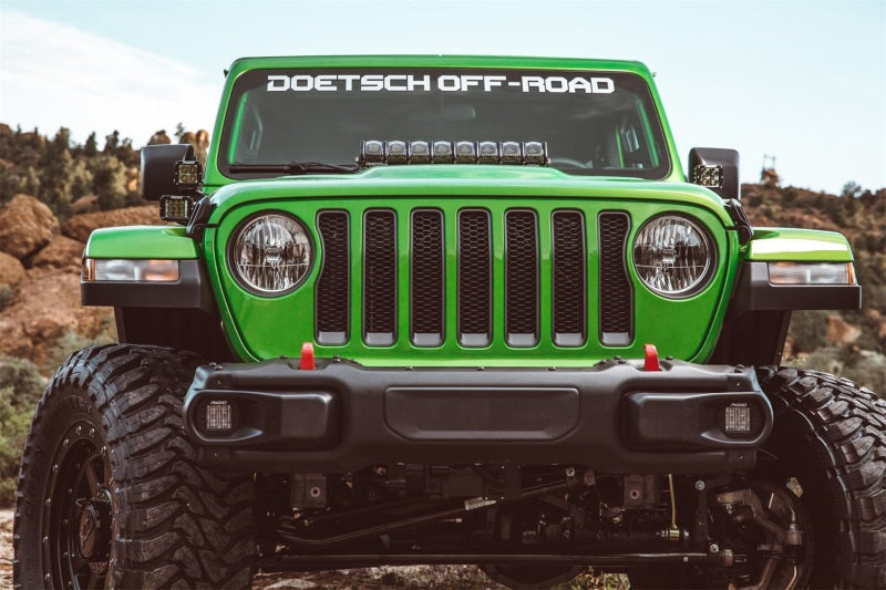 Rigid Industries 2018 Jeep JL - Hood Mount Kit - Mounts 20in Adapt Series 41665