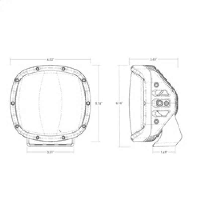 Rigid Industries Adapt XP Xtreme Powersports LED Light (Pair) 300415