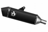 72506VAN Arrow Veloce Homol Slip-on Exhaust, Aluminum Dark for Triumph Tiger 900 24-25