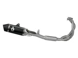 Arrow  Kawasaki  Z650 / Ninja 650 / Versys 650 E5+ 2025 Full System With Veloce Aluminium Dark Silencer - 77501van