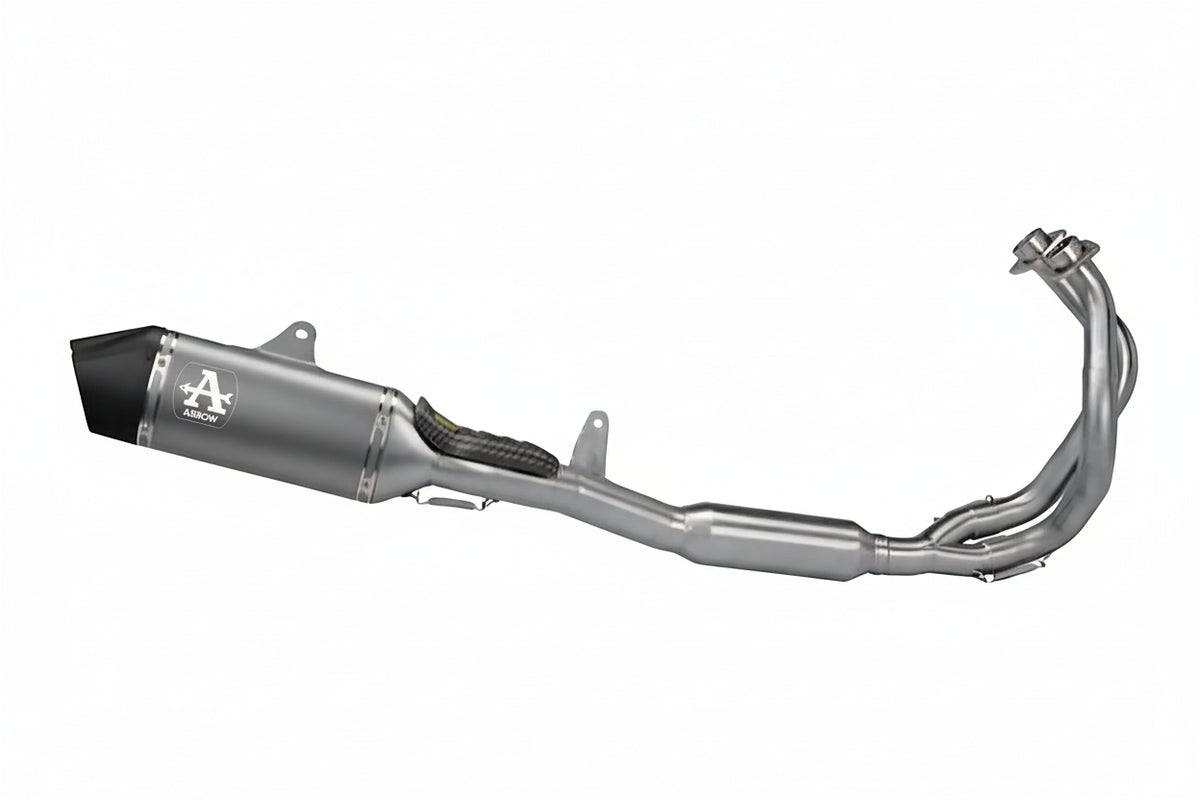 Arrow  Kawasaki  Z650 / Ninja 650 / Versys 650 E5+ 2025 Full System With Veloce Titanium Silencer - 77501vl