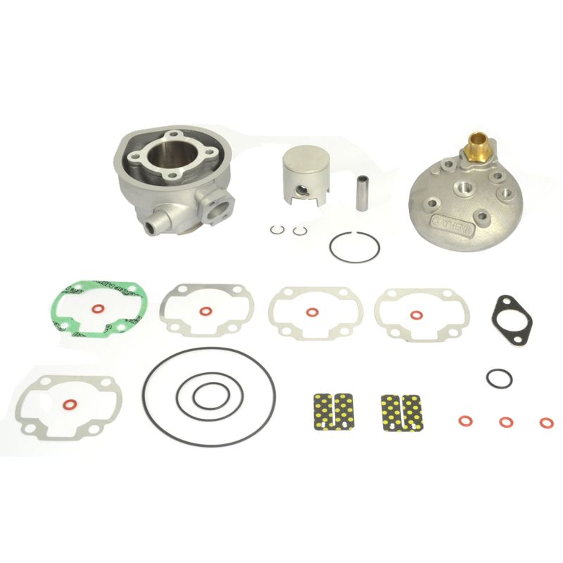 Athena 98-00 Aprilia 51 LC 50 47.6mm Bore 70cc 12mm Pin Flat Piston Big Bore Cylinder Kit w/Head 081100/1