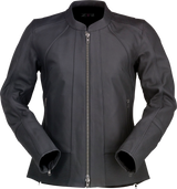 Z1R Women's Matchlock Leather Jacket - Black - Medium 2813-1027