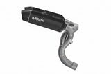 Arrow  Ducati Panigale V2/V2s E5+ 2025 2026 Rh/Lh Round Sil Titanium Dark Silencers + Stainless Steel Link Pipe 77004prn