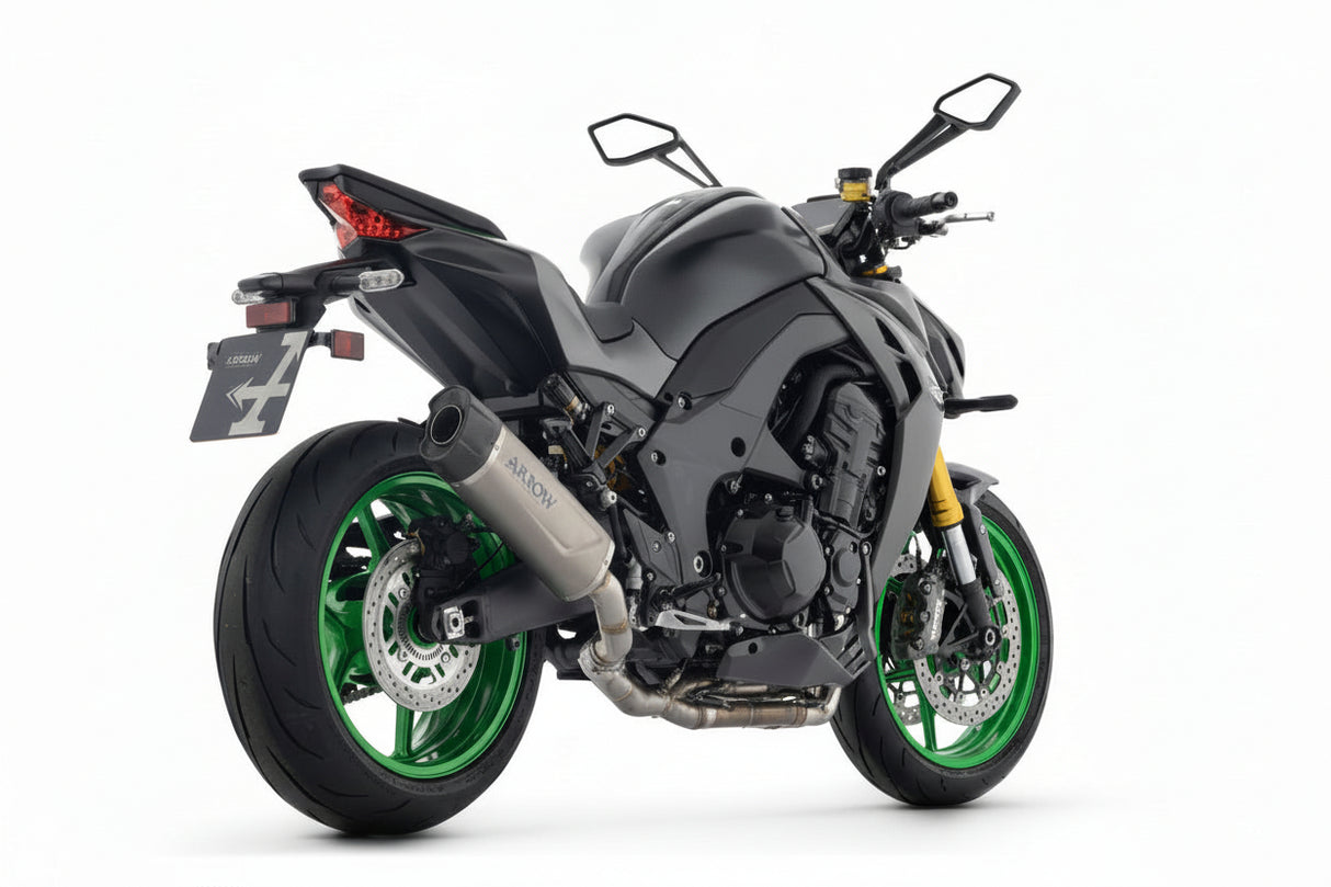 Arrow Kawasaki Z1100 / Z1100se E5+ 25/26 Pro-Race Nichrom "Dark" Exhaust - 77507pr