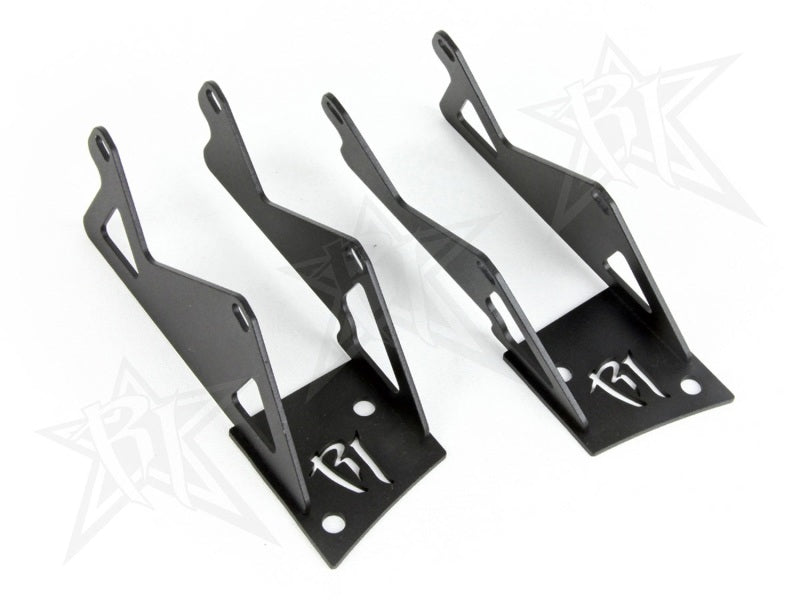 Rigid Industries Jeep JK - Double A-Pillar Mount - Mounts 2 sets of Dually/D2 40335