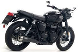 Arrow 71853PRN Pro-Racing Exhausts, Nichrome Dark for Triumph Bonneville T100/T120 2016-2020