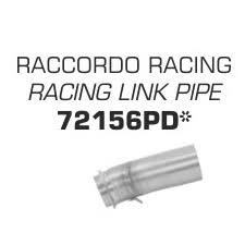 Arrow Ktm 690 Smc R/Enduro R'19 Racing Steel Link Pipe For Arrow Exhaust And Original Or Arrow Collectors 72156pd 2019-2024