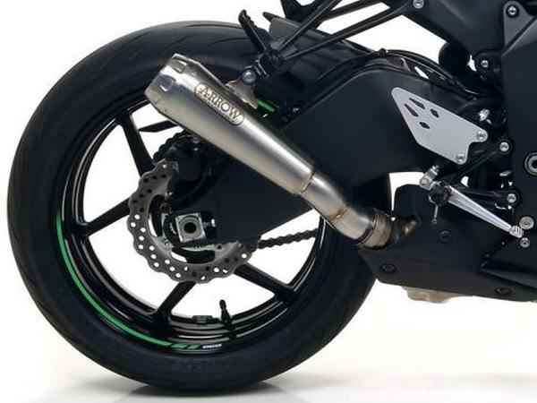 Arrow Pro-Race Slip-on Exhaust Nichrome with Steel End Cap ZX-6R 636 2009-2025 2026  71898PRI