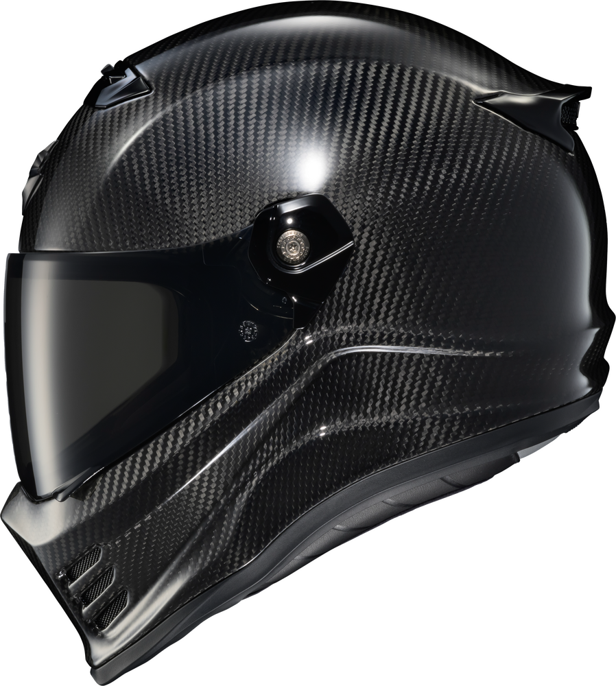 Scorpion EXO-OPEN BOX Covert Fx Carbon Full Face Helmet Gloss Black Small CFC-0033