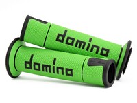 IN STOCK DOMINO RACING A450 ROAD RACING GRIPS GREEN/BLACK PAIR