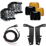 Rigid Industries 10-20 Toyota 4Runner A-Pillar Light Kit (Includes D-SS Flood) 46703