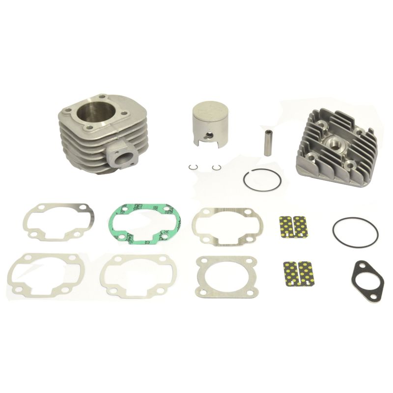 Athena Aprilia SR WWW 50 47.6mm Bore 70cc 12mm Pin Bore Flat Head Piston Big Bore Cyl Kit w/Head 081000/1