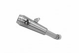 71874PRI Arrow Pro-Race Slip-on Exhaust, Nichrome for  Ninja 400/Z400 500 2019- 2025