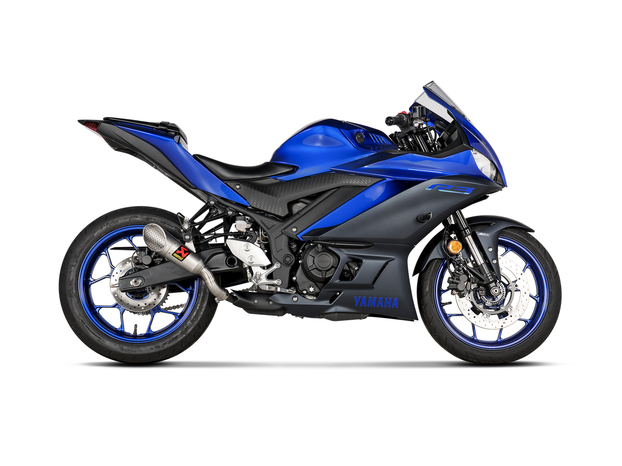 AKRAPOVIC R3 Slip-On Line Muffler - Titanium End Cap S-Y3SO6-IVOSS