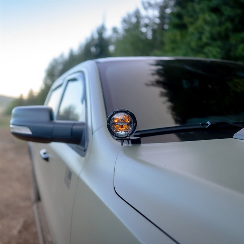 Rigid Industries 2019+ Dodge Ram 1500 A-Pillar LED Light Mounts 46717