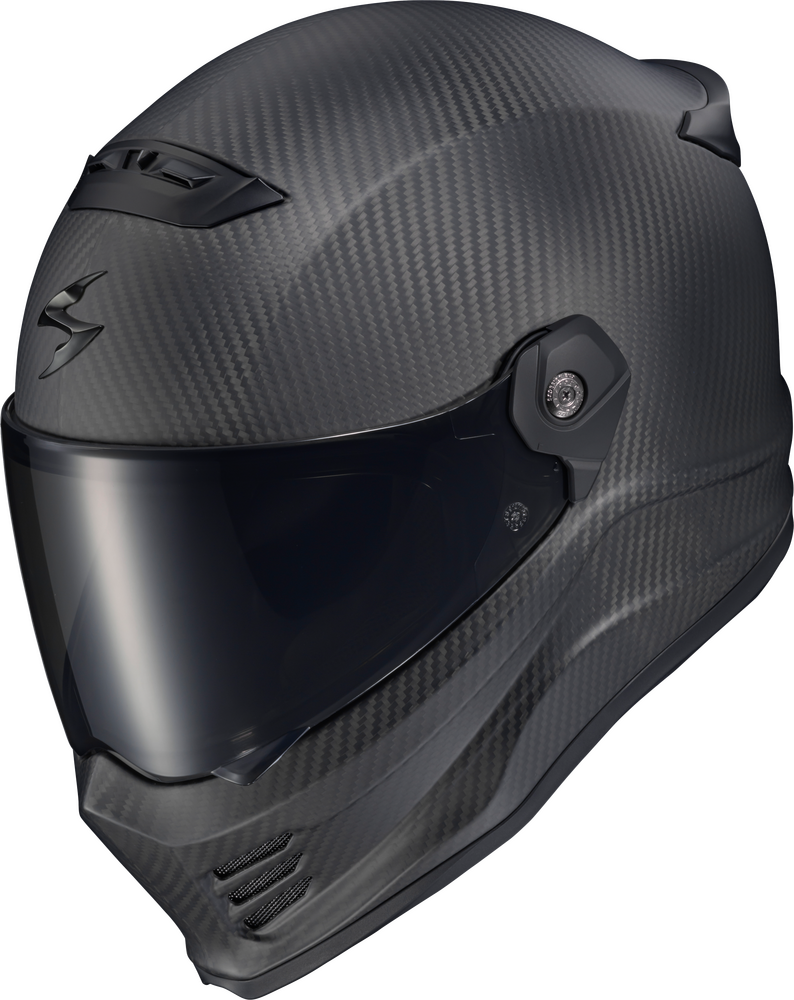 Scorpion EXO-OPEN BOX Covert Fx Carbon Full Face Helmet Matte Black 2XL CFC-0107