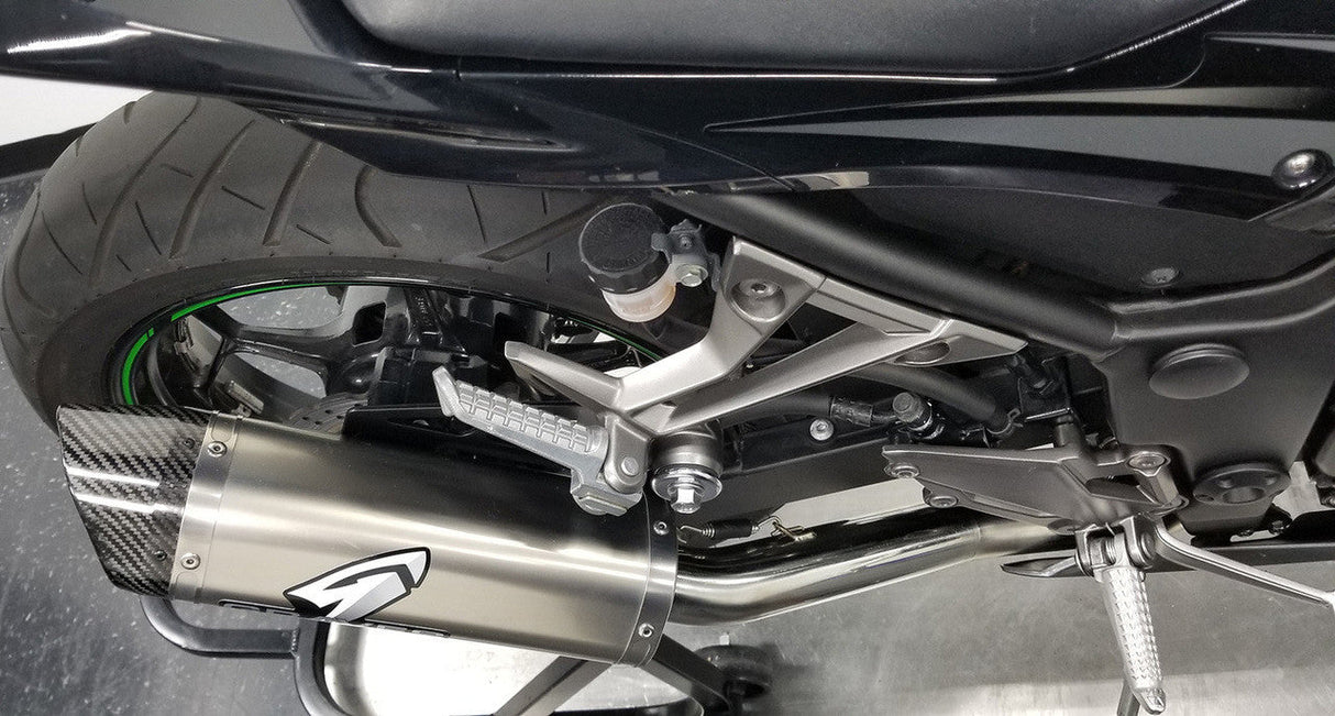 Graves motorsports ninja ex300 2013-2017 full exhaust system EXK-17EX3-FST