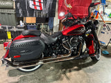 HARLEY SOFTAIL 2.5" RIGHT-SIDE STAGGERED TRUE-DUAL COMPLETE SYSTEM M8 ONLY
