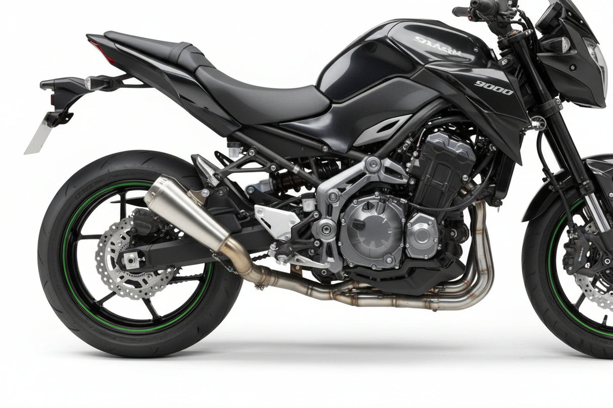 71856PRI  Arrow Kawasaki Z 900 17-25 Homologated Nichrom Pro-Race Silencer With Stainless Steel Link Pipe For Original And Arrow Collec.