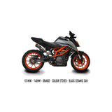Austin Racing  V3 mini 2021-2023 KTM DUKE 390 GP1 HI-SLUNG DE-CAT RACE EXHAUST SYSTEM  AUR84