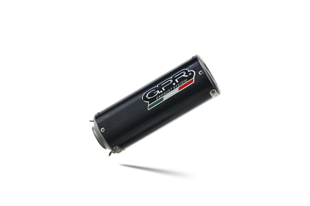 Aprilia Shiver 900 2017-2020 Exhaust GPR Double Slip-on M3 Poppy