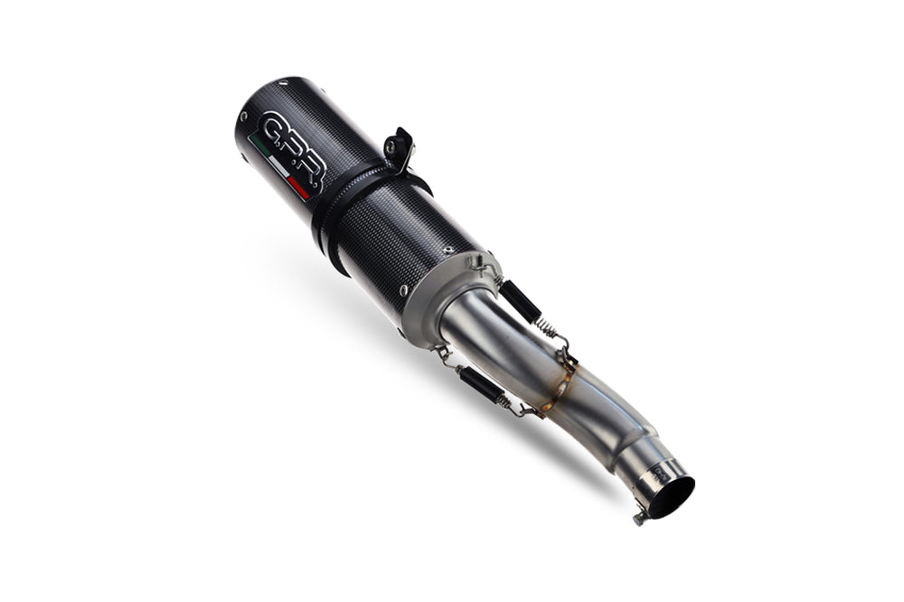 Aprilia Shiver 900 2017-2020 Exhaust GPR Double Slip-on M3 Poppy