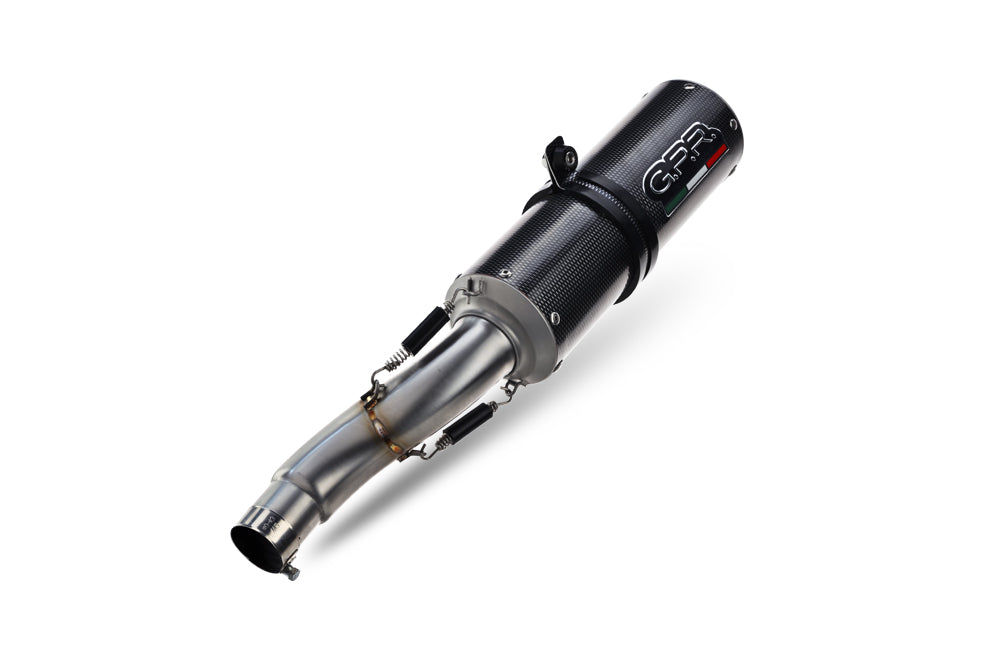 Aprilia Shiver 900 2017-2020 Exhaust GPR Double Slip-on M3 Poppy