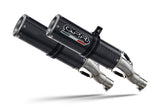 Aprilia Shiver 900 2017-2020 Exhaust GPR Double Slip-on M3 Poppy