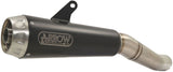 71898PRN Arrow Pro-Race ZX-6R 636 2009-2025 2026  Slip-on Exhaust Nichrome Dark with Steel End Cap