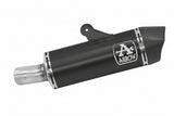 71925AKN  Arrow Maxi Race-Tech Slip-on Exhaust, Aluminum Dark for BMW R1250R/RS 19-20