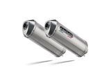 Aprilia Tuono R 1000 Factory 2006-2010 Exhaust GPR Double Slip-on Satinox