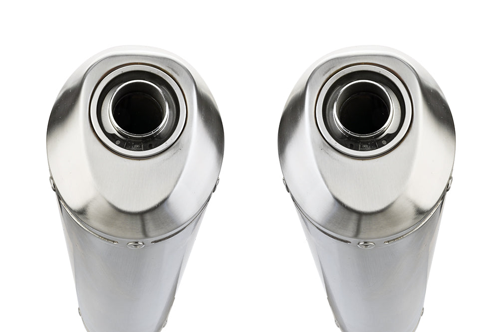 Aprilia Tuono R 1000 Factory 2006-2010 Exhaust GPR Double Slip-on Satinox