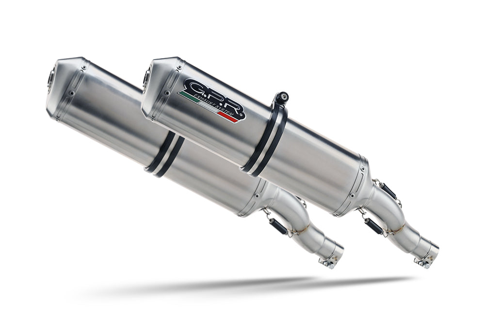 Aprilia Tuono R 1000 Factory 2006-2010 Exhaust GPR Double Slip-on Satinox