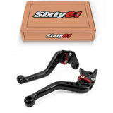 Honda Brake & Clutch Levers, Black Shorty Adjustable