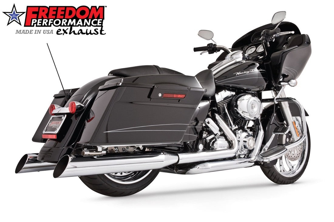 HARLEY TOURING 4" INVERSE AND CLASSIC SLIP-ONS 1995-PRESENT